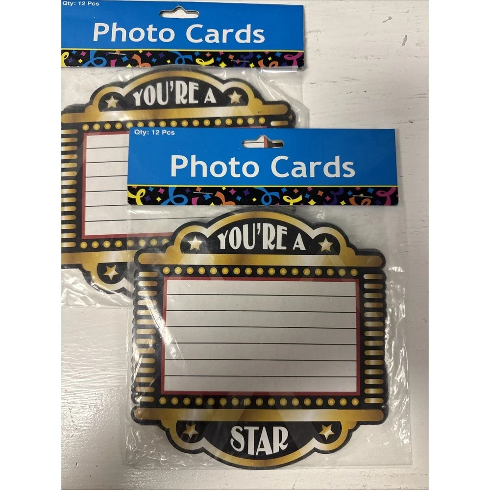 24 Movie Night Popcorn Party‎ Invitations YOU'RE A STAR Teacher Supply Supplies